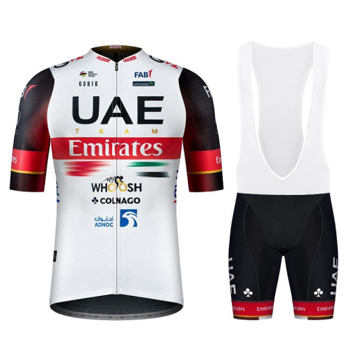 2022 Team UAE Pro Cycling Jersey And Bib Shorts Set