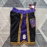 Lakers Black Four Bags NBA Pants