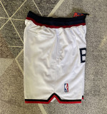 Wizards White Four Bags NBA Pants