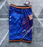 NY Knicks Blue Four Bags NBA Pants