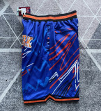 NY Knicks Blue Four Bags NBA Pants