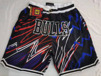 Bulls Lightning Edition Black Four Bags NBA Pants