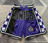 Kings Purple Four Bags NBA Pants