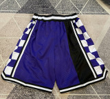 Kings Purple Retro Four Bags NBA Pants