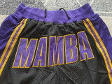 Lakers Black Four Bags NBA Pants