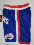 Clippers Blue Four Bags NBA Pants