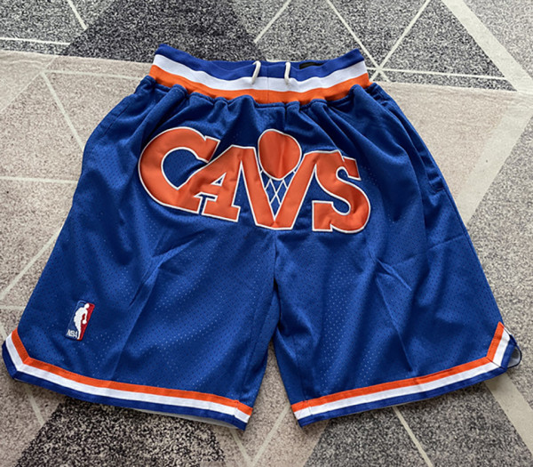 Cleveland Blue JUST DON Four Bags NBA Pants