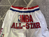 ALL STAR White Retro Four Bags NBA Pants