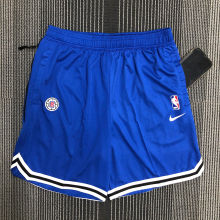 2022 Clippers Blue Training Shorts NBA Pants