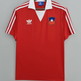 1982 Chile Home Red Retro Soccer Jersey