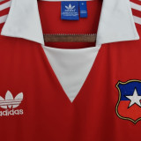 1982 Chile Home Red Retro Soccer Jersey
