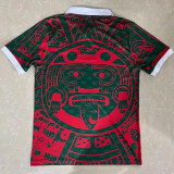 1997 Mexico Black Red Retro Soccer Jersey