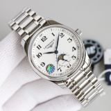 LONGINES Classic Men Moon Phase Automatic Mechanical Watch