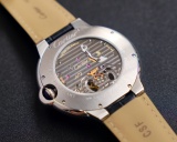 CARTIER Men Ballon Blue DE Sapphire Double Fisheye HD Blu-Ray Glass Watch