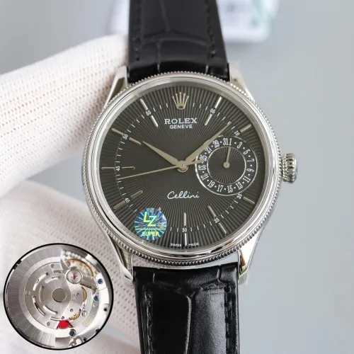ROLEX Cellini Series Automatic Mechanical Moon Phase Calendar Men Watch