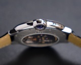CARTIER Men Ballon Blue DE Sapphire Double Fisheye HD Blu-Ray Glass Watch