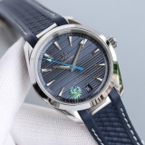 OMEGA Men Seamaster Tape Steel Orange Mechanical Watch