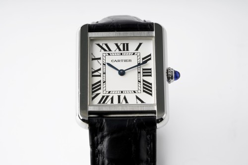 Cartier Tank Series Automatic Mechanical Watch Belt Men's Watch