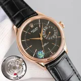 ROLEX Cellini Series Automatic Mechanical Moon Phase Calendar Men Watch