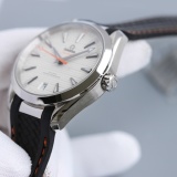 OMEGA Men Seamaster Tape Steel Orange Mechanical Watch
