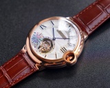 CARTIER Men Ballon Blue DE Sapphire Double Fisheye HD Blu-Ray Glass Watch