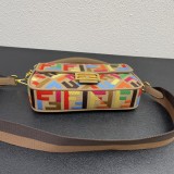 Fendi New Limited Color Embroidery Bag Sizes:26x13x6cm