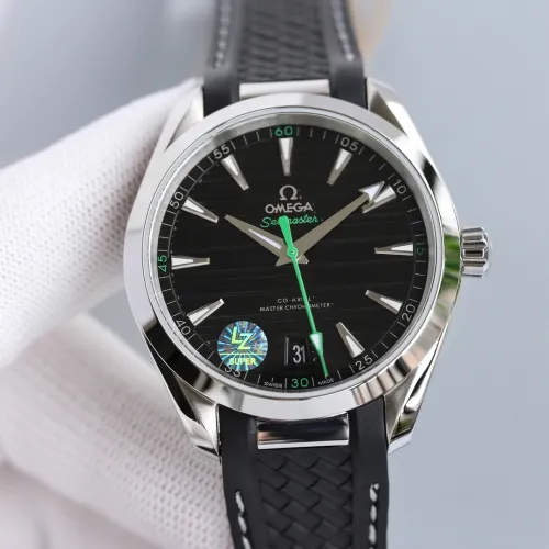 OMEGA Men Seamaster Tape Steel Orange Mechanical Watch