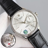 ROLEX Cellini Series Automatic Mechanical Moon Phase Calendar Men Watch