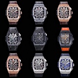 HUBLOT Men Spirit Of Big Bang Series Tonneau Case Automatic Mechanical Watch