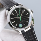 OMEGA Men Seamaster Tape Steel Orange Mechanical Watch