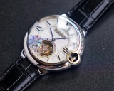 CARTIER Men Ballon Blue DE Sapphire Double Fisheye HD Blu-Ray Glass Watch