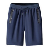 Casual Sweatpants Men's Shorts Zipper Pocket Summer Loose Men Pant