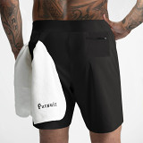 Letter Shorts Loose Straight Sports Summer Quick Dry Multi Pocket Men Pant