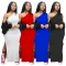 One shoulder split dress
