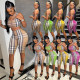Plaid Print Casual Sports Two-Piece Set