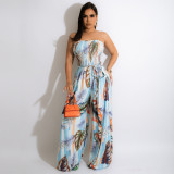 Sexy Print Colorful Jumpsuit