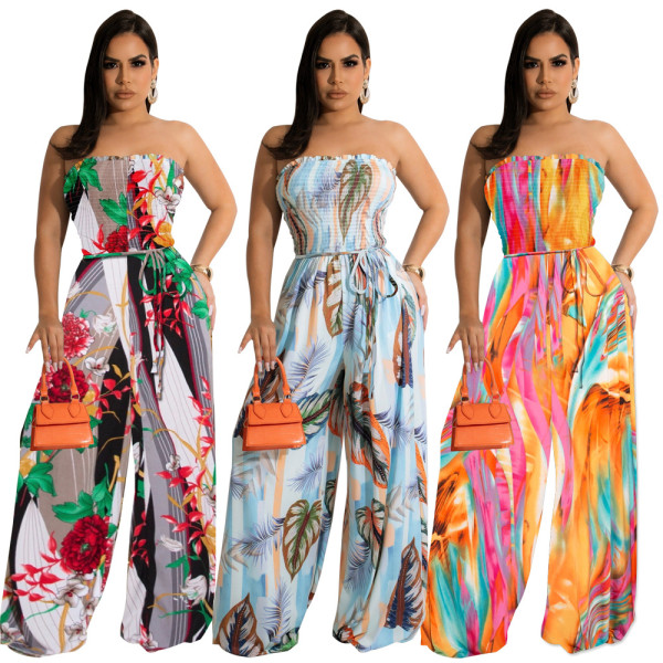 Sexy Print Colorful Jumpsuit