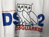 Dsquared OVO Capsule Logo Print Jersey Tshirt White