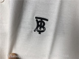 Burberry White Polo Tshirt