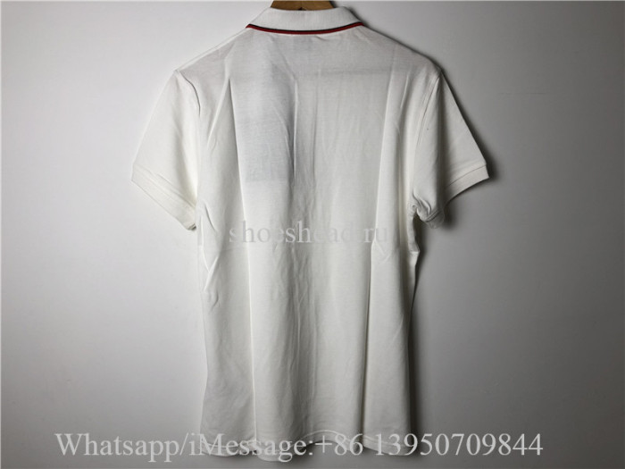 Burberry White Polo Tshirt