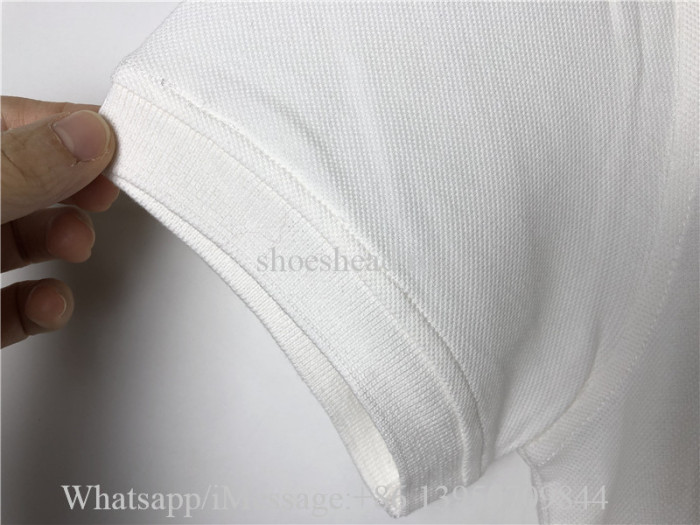 Burberry White Polo Tshirt