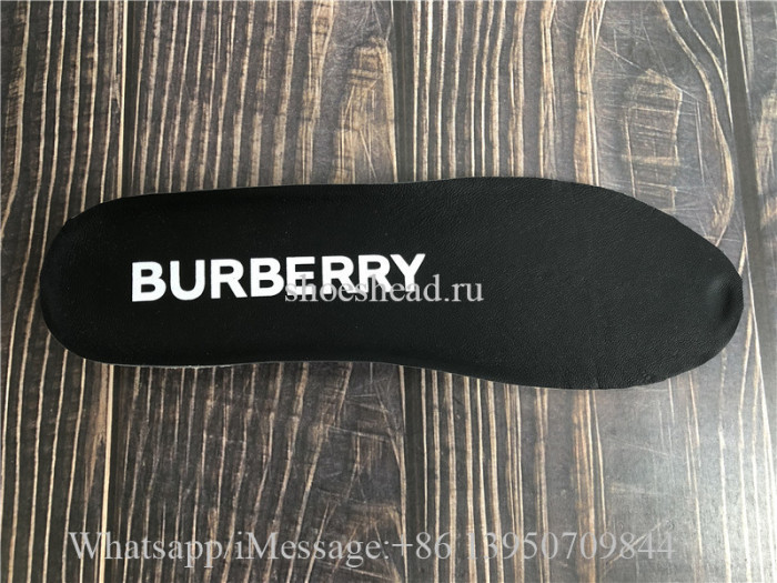 Burberry Black & Beige Arthur Sneakers