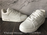 Louis Vuitton Trainer Sneaker Pure White