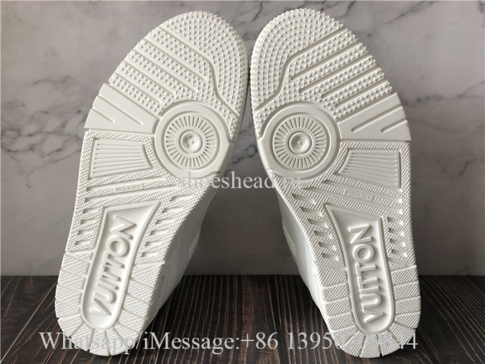 Louis Vuitton Trainer Sneaker Pure White