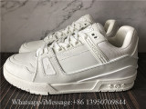 Louis Vuitton Trainer Sneaker Pure White