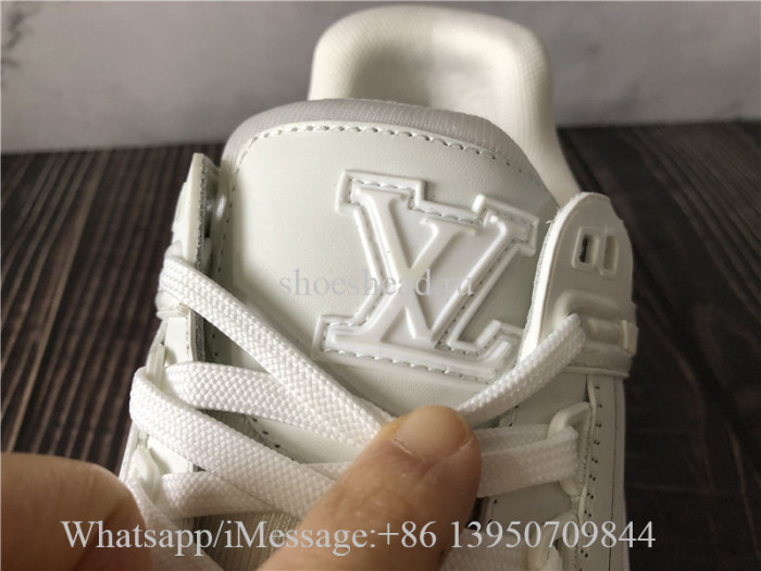 Louis Vuitton Trainer Sneaker Pure White