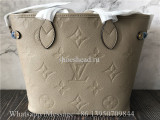 Original Louis Vuitton Neverfull MM Bag Tourterelle M45686