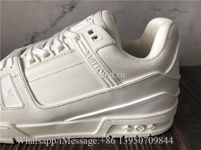 Louis Vuitton Trainer Sneaker Pure White