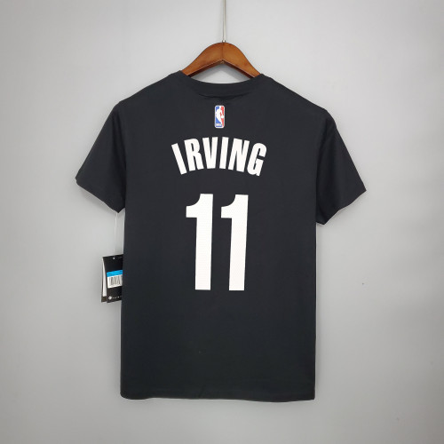 Kyrie Irving Brooklyn Nets Casual T-shirt Black