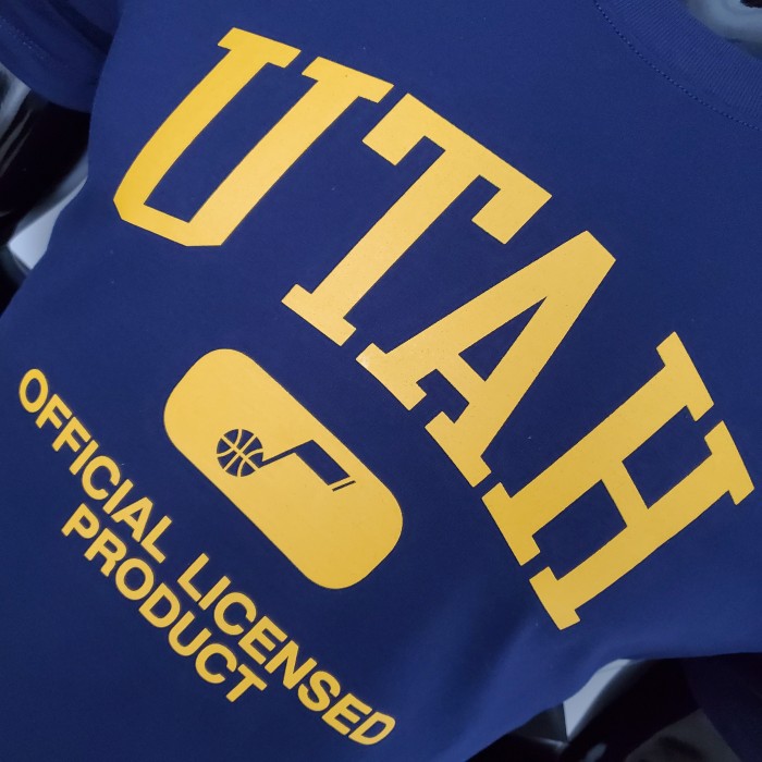 Utah Jazz Casual T-shirt Blue